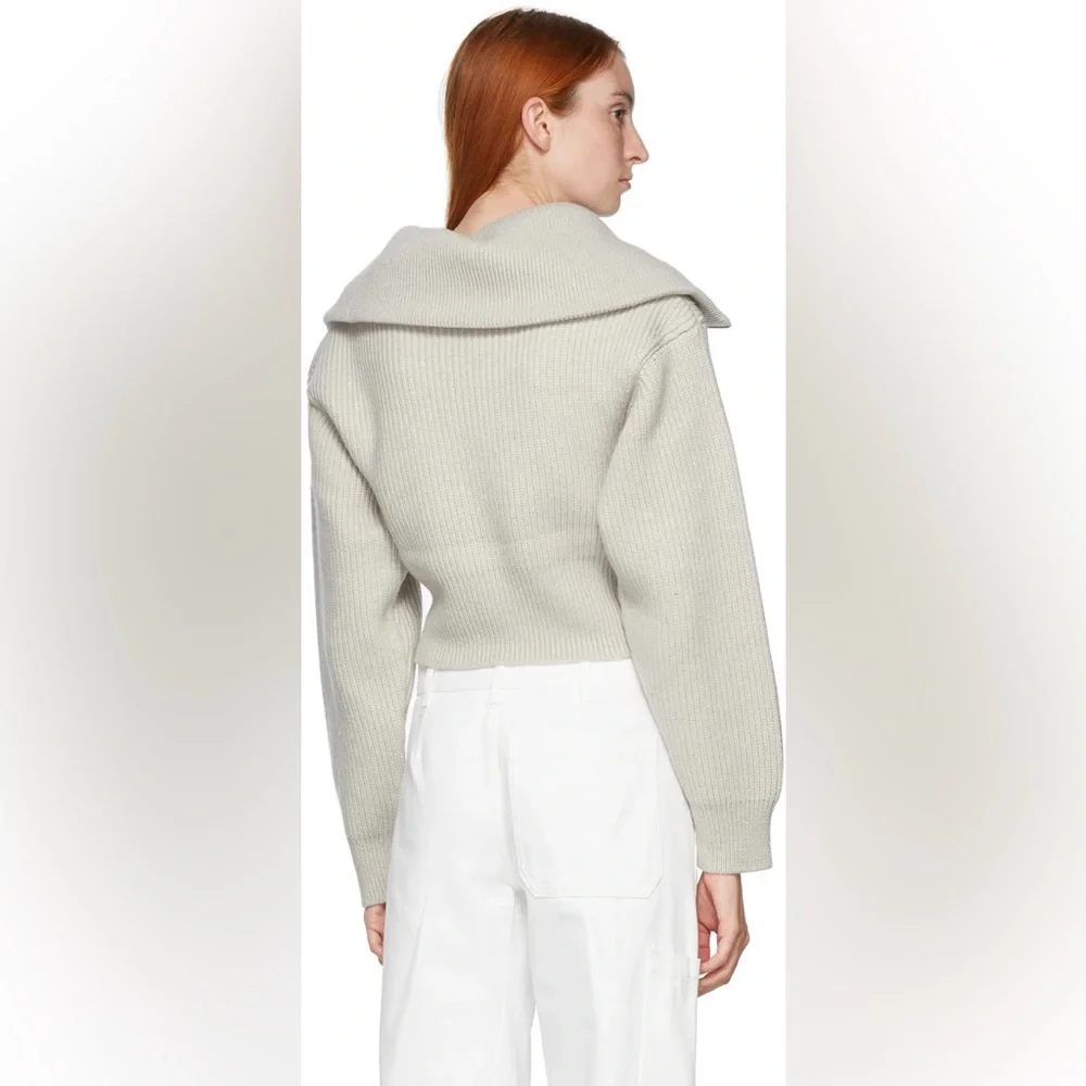 JACQUEMUS Grey 'La Maille Risoul' Sweater - Picture 13 of 14